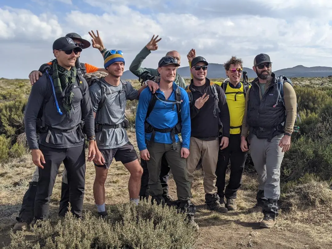Machame Route panoramic view